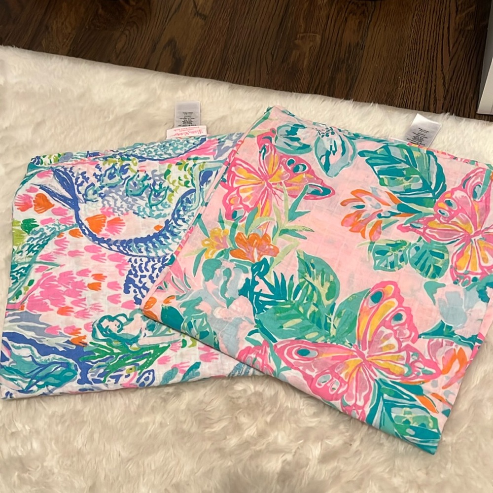 Lilly Pulitzer baby blankets